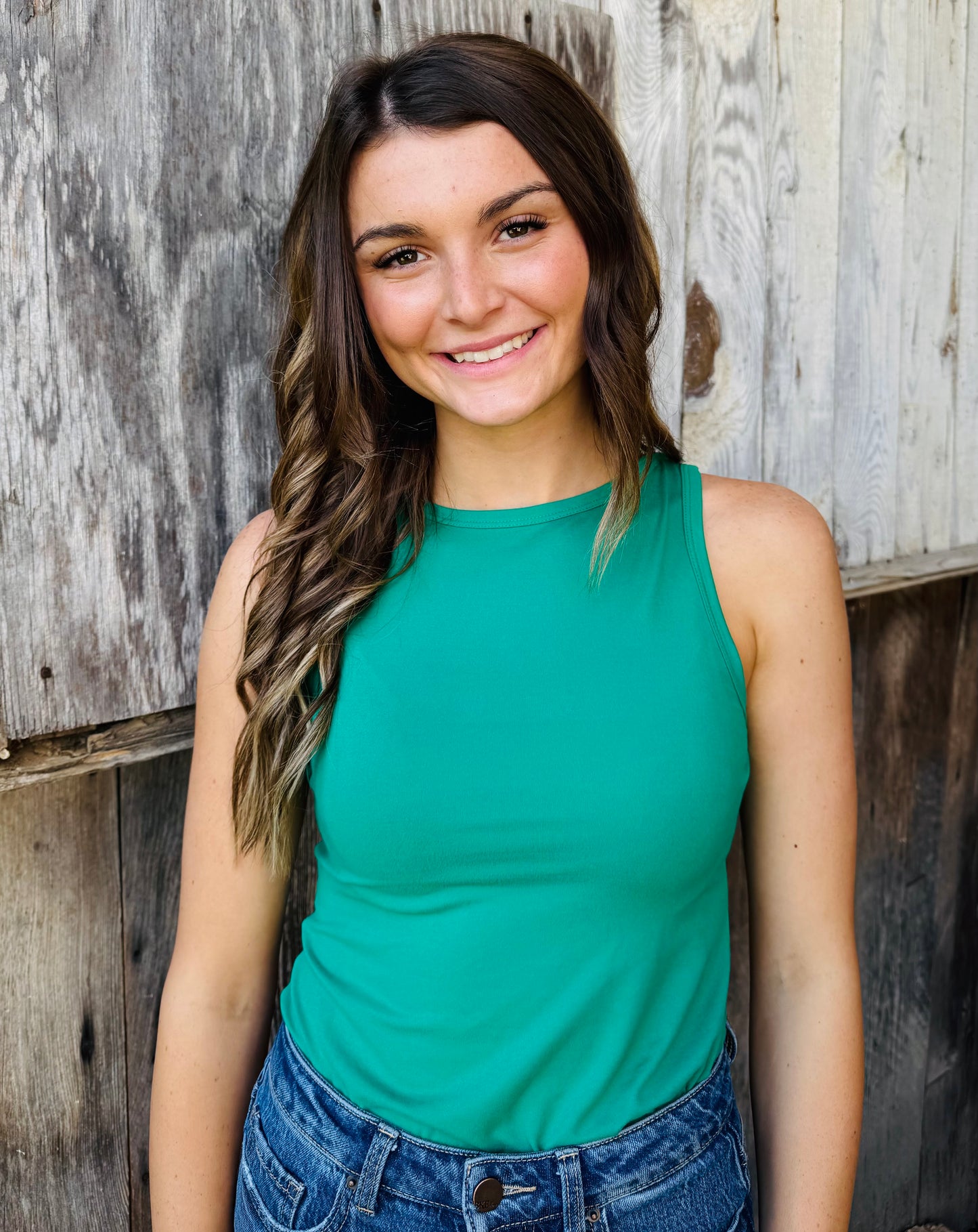 Green Basic Bodysuit