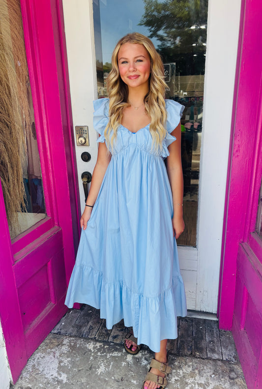 Blue Layered Dress