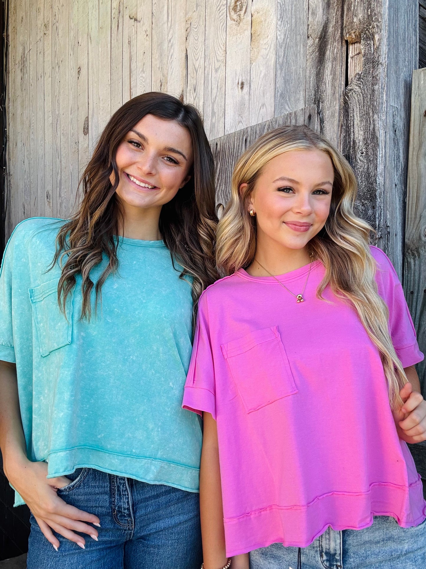 Mineral Wash Crop Tee