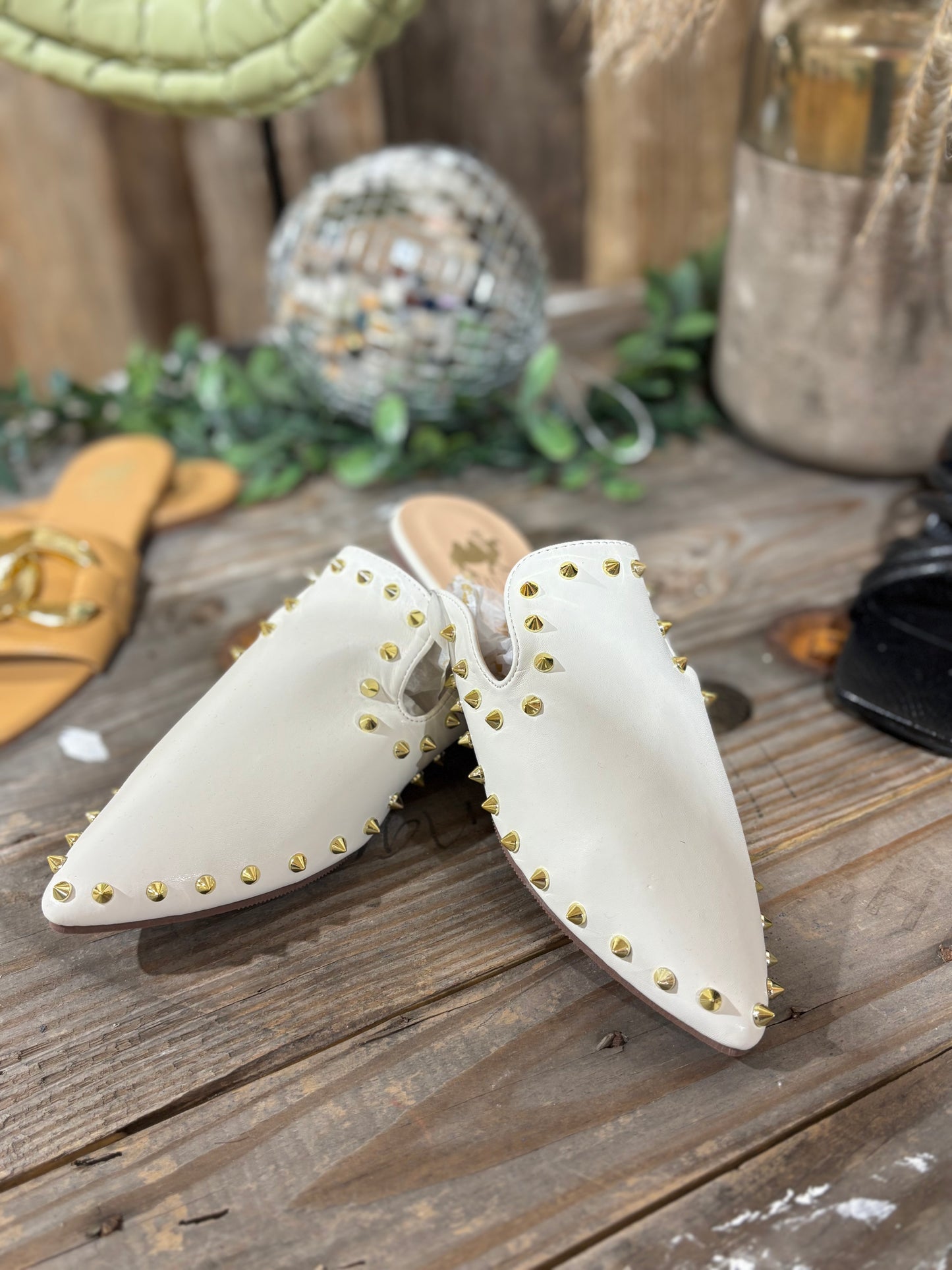 Studded Mules